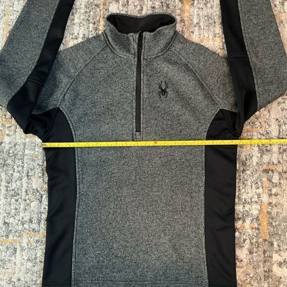 MEN’S SPYDER 1/4 ZIP CORE PULLOVER! EUC! SIZE M - Picture 4 of 10